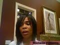 michelle williams of destiny's child first video blog. we break the dawn.