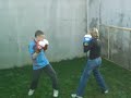 Eoghan and Shane sparing