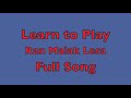 Ran Malak Lesa Full Song