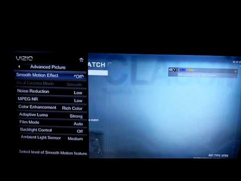 how to adjust vizio picture size