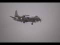 An EP-3 Aries recovers at Nellis AFB