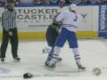 Ryan O'Byrne vs Zach Bogosian Mar 6, 2009