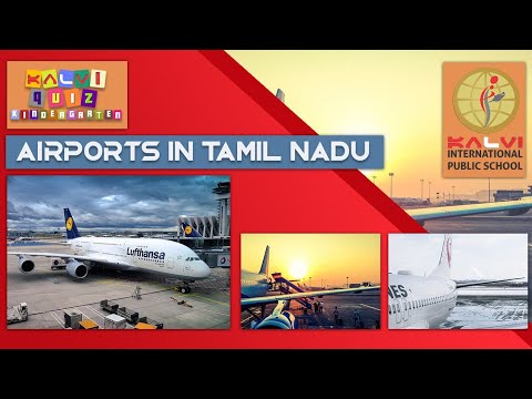 Kalvi Quiz Kindergarten - Episode 24 - Airports in Tamil Nadu