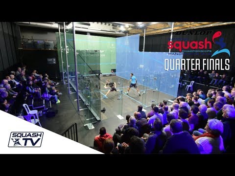 Squash: Dunlop National Squash Champs 2018 - Men's QF Roundup