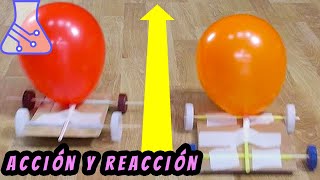 Experimento: carro juguete de reacción