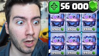 56000 ELMAS İLE EFSANE DESTE (Clash Royale)