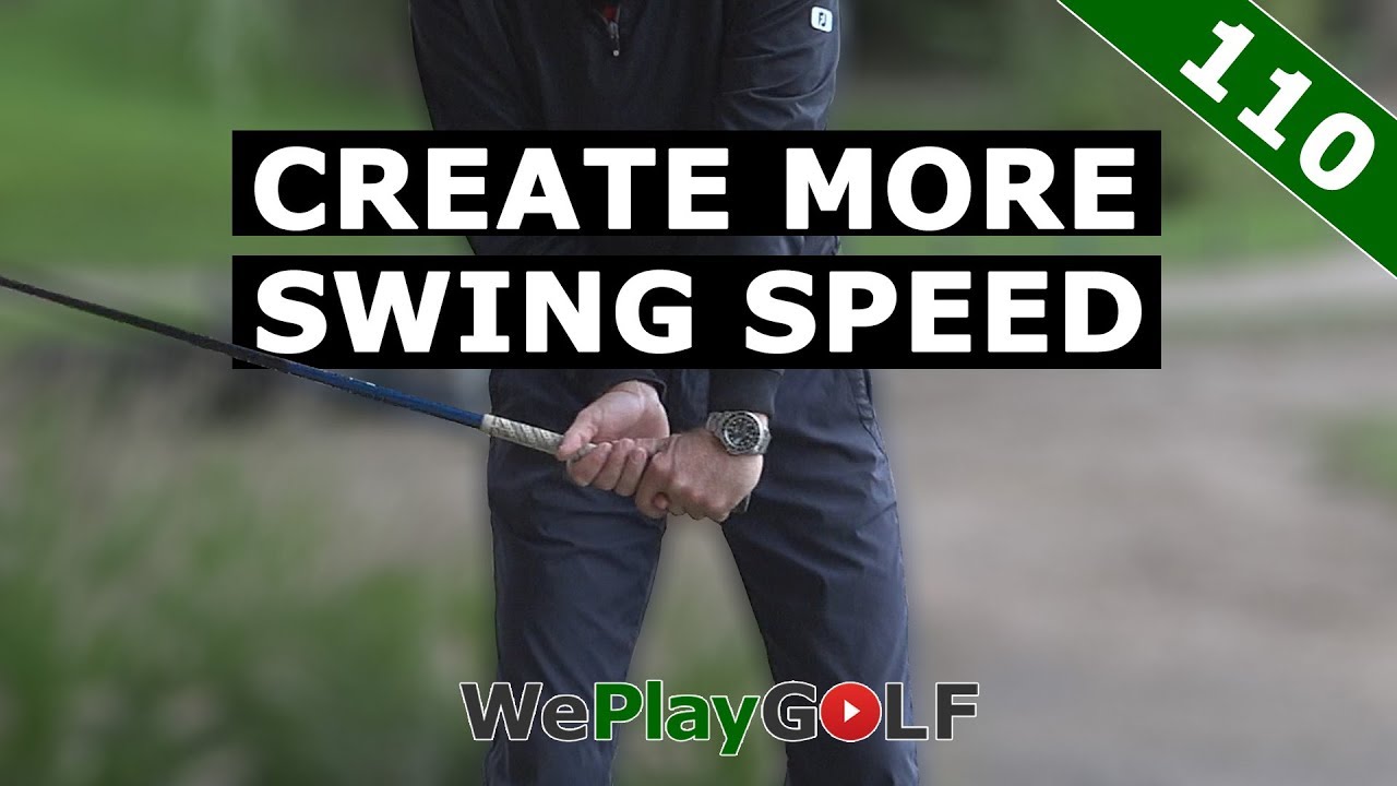 Create more speed in your GOLF swing with this exercise!