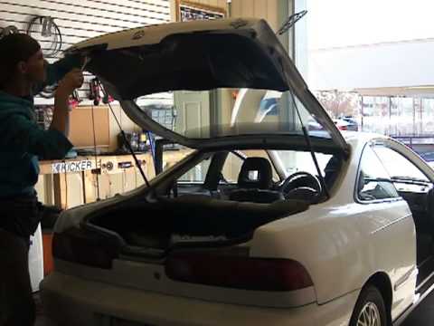 Back Glass Prep (Acura Integra Window Tint Part 1)