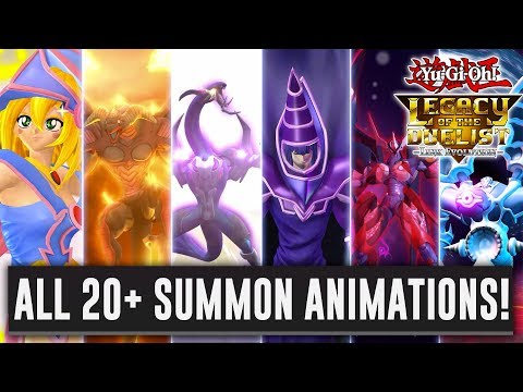 Yu-Gi-Oh! Legacy Of The Duelist: Link Evolution ALL Monster Summoning Animations! 1080p 60FPS