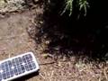 Solar powered HAM radio setup.
