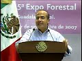 inauguración de la v expo forestal