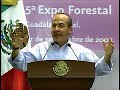 inauguración de la v expo forestal