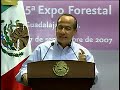 inauguración de la v expo forestal