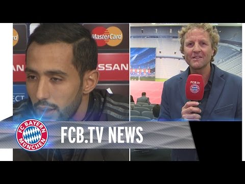 FC Bayern vor dem Spiel gegen AS Roma