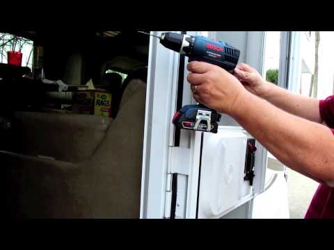 how to replace rv door