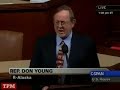 Rep. Don Young (R-AK) Defends His Coconut Road Earmark Rep. Don Young (R-AK) Defends His Coconut Road Earmark