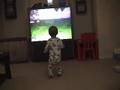 Braeden dancing to Choo Choo Soul