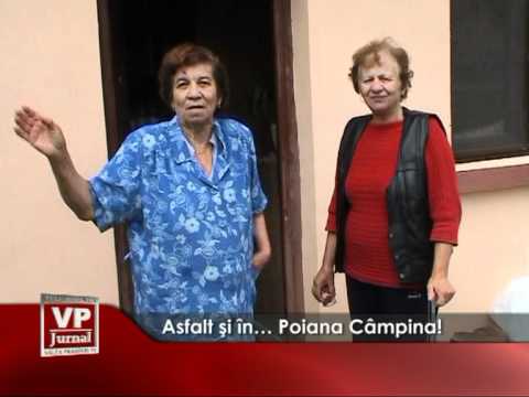 Asfalt şi în… Poiana Câmpina!