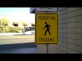pedestian pedestrian xing crossing peet's coffee parking lot el cerrito california