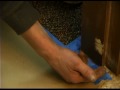 How to Refinish an Interior Door Jamb: Remodeling Tips : Applying Tape to Refinish Door Jamb How to Refinish an Interior Door Jamb: Remodeling Tips : Applying Tape to Refinish Door Jamb