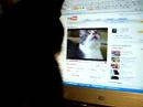 Jean-Claude watching You Tube