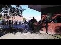 Republicans protest at North Carolina early voting site