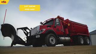 Hyva Double Acting Telescopic (DA-T) front end cylinder in North America - Snow & Ice trucks