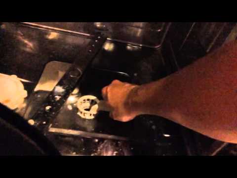 how to drain miele dishwasher