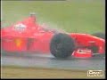 M.Schumacher & Coulthard crash in Belgium 98