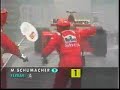 M.Schumacher & Coulthard crash in Belgium 98