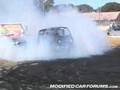 350 chev powered Van burnouts Revfest 2006