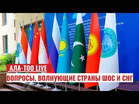 Вопросы, волнующие страны ШОС и СНГ | АЛА-ТОО LIVE