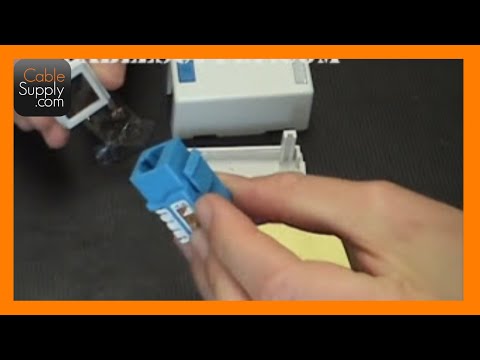 how to remove rj45 from wall plate