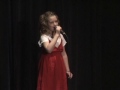 Avery Guyear singing in the Country Music Show at the Cactus Theatre in Lubbock, ...