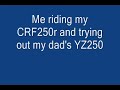 Motocross CRF250r &amp; YZ250