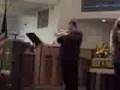 Coyne and Ekar at Ravenna FUMC on 11/11/07