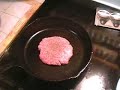 Cooking Cheeseburger