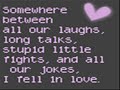 Poems about love and missing someone... 