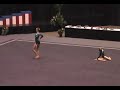 Nicole Faubert, 2008 Acro Nationals, Dynamic