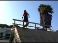 Video: Barefoot Skateboarding Girl Fail