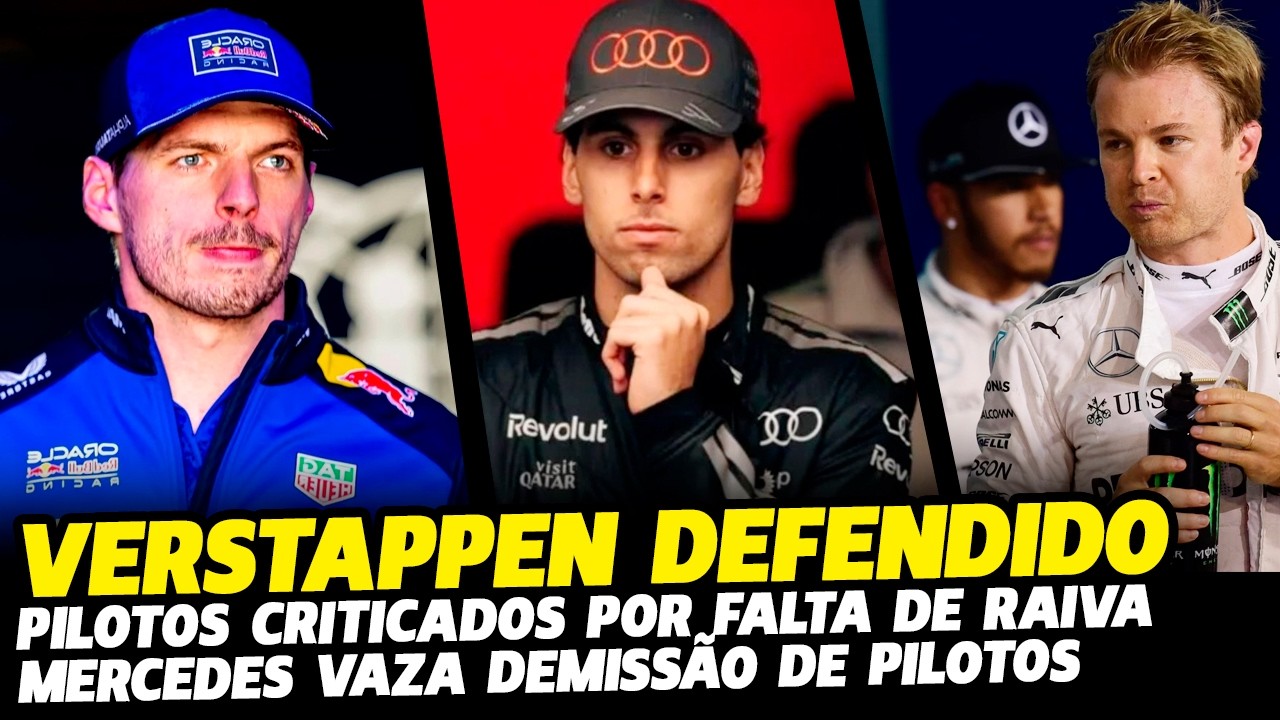 PILOTOS ATUAIS DETONADOS, VERSTAPPEN DEFENDIDO E MERCEDES REVELA DEMISSÃO DE PILOTOS | FÓRMULA 1