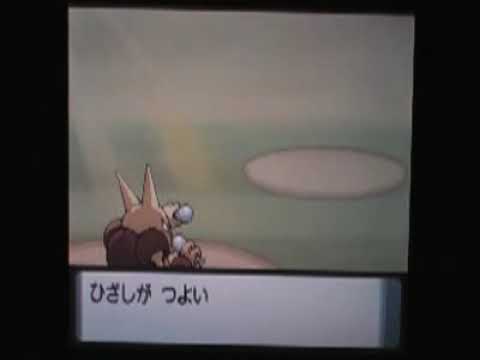 ポケットモンスターダイヤモンド四天王戦　vsオーバ