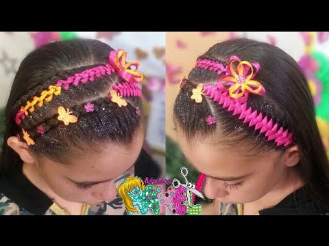 PEINADO INFANTIL/ DIADEMA CON ENCINTADOS/ Peinados Rakel 63 item-thumbnail