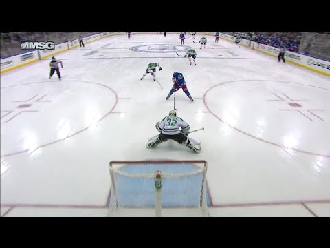 Video: Stars' Lehtonen robs Rangers' Miller on breakaway