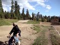 Cherry hill BMX Moutain bike jump.