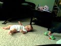 Ashley learning to crawl Ashley learning to crawl