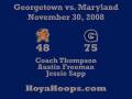 2008-09 Georgetown vs. Maryland - Hoyas Press Conference