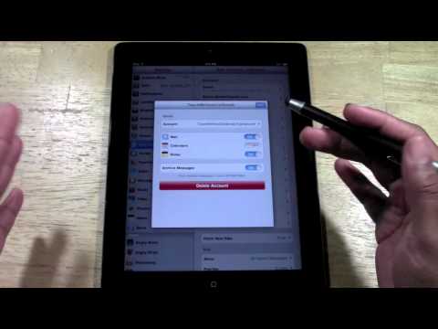 how to eliminate emails on ipad