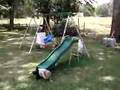 Little kids slide jump flop - fail, flop, jump, kids, lol, slide