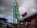 Located along the shore of Lake Erie, next to the Giant Wheel, Wicked Twister is the tallest and fastest 